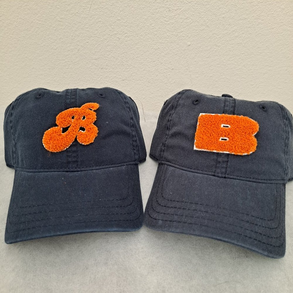 NWOT Chicago Bears navy baseball caps - bundle of 2